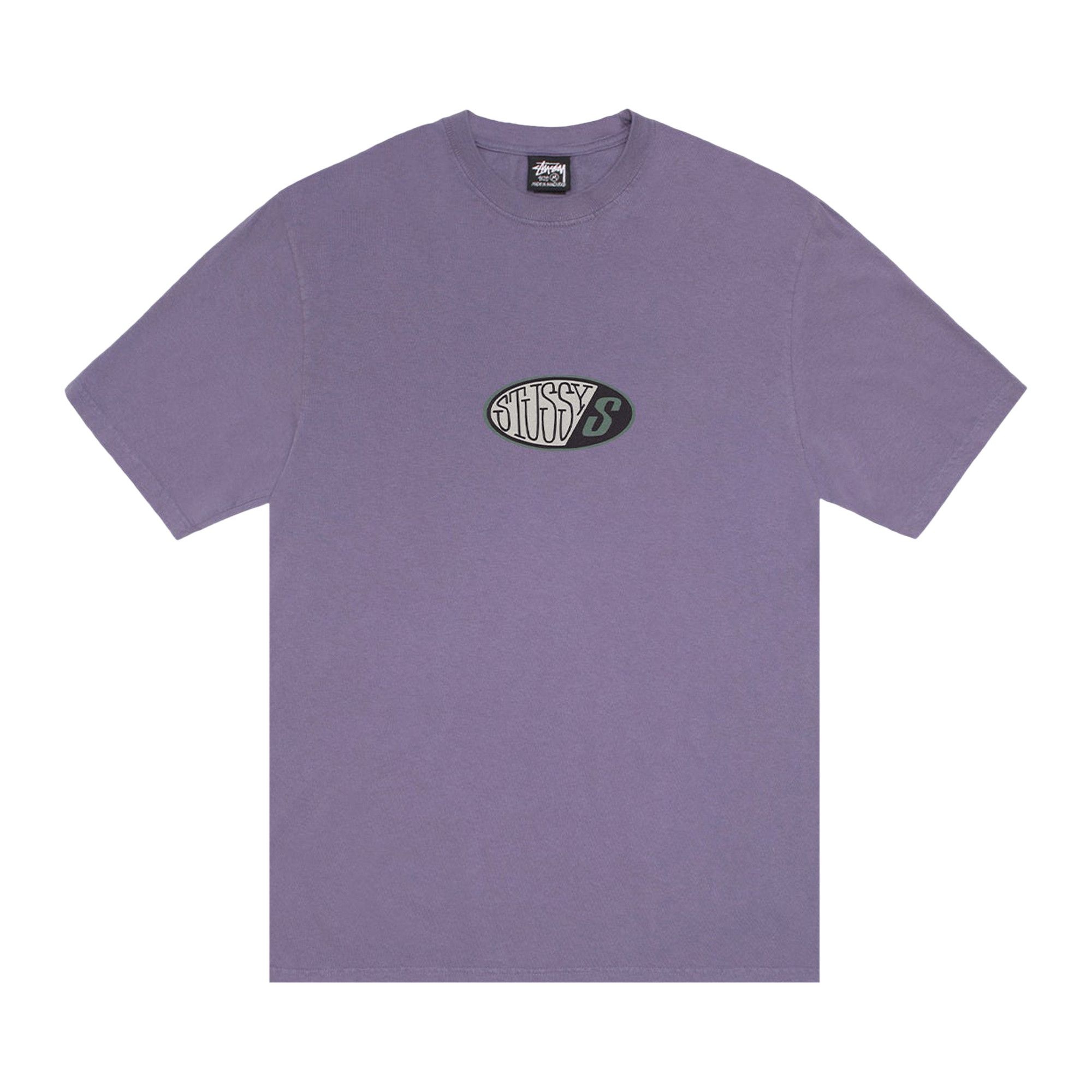 Stussy Pitstop Tee Pigment Dyed 'Grape' - 1