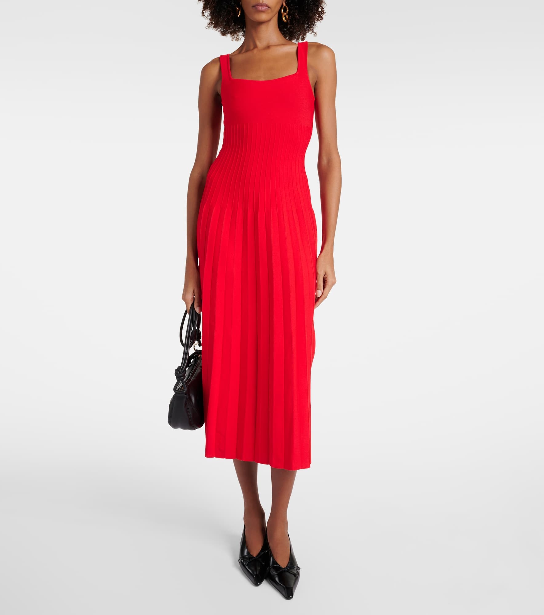 Ellison pleated midi dress