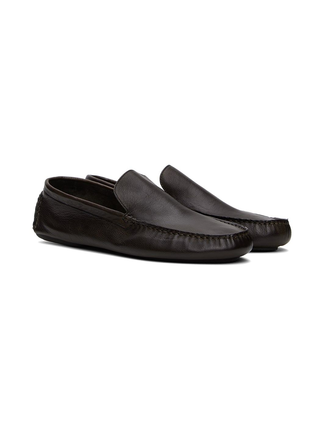 Brown Lucca Loafers - 4