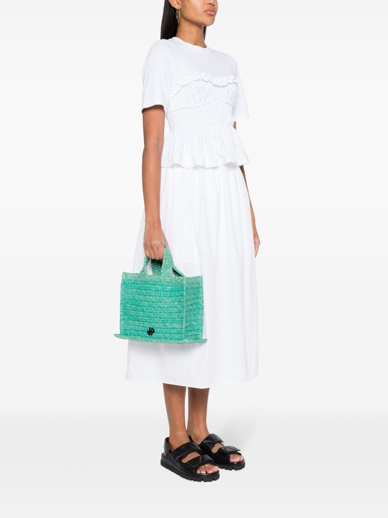 PATOU small raffia tote bag outlook