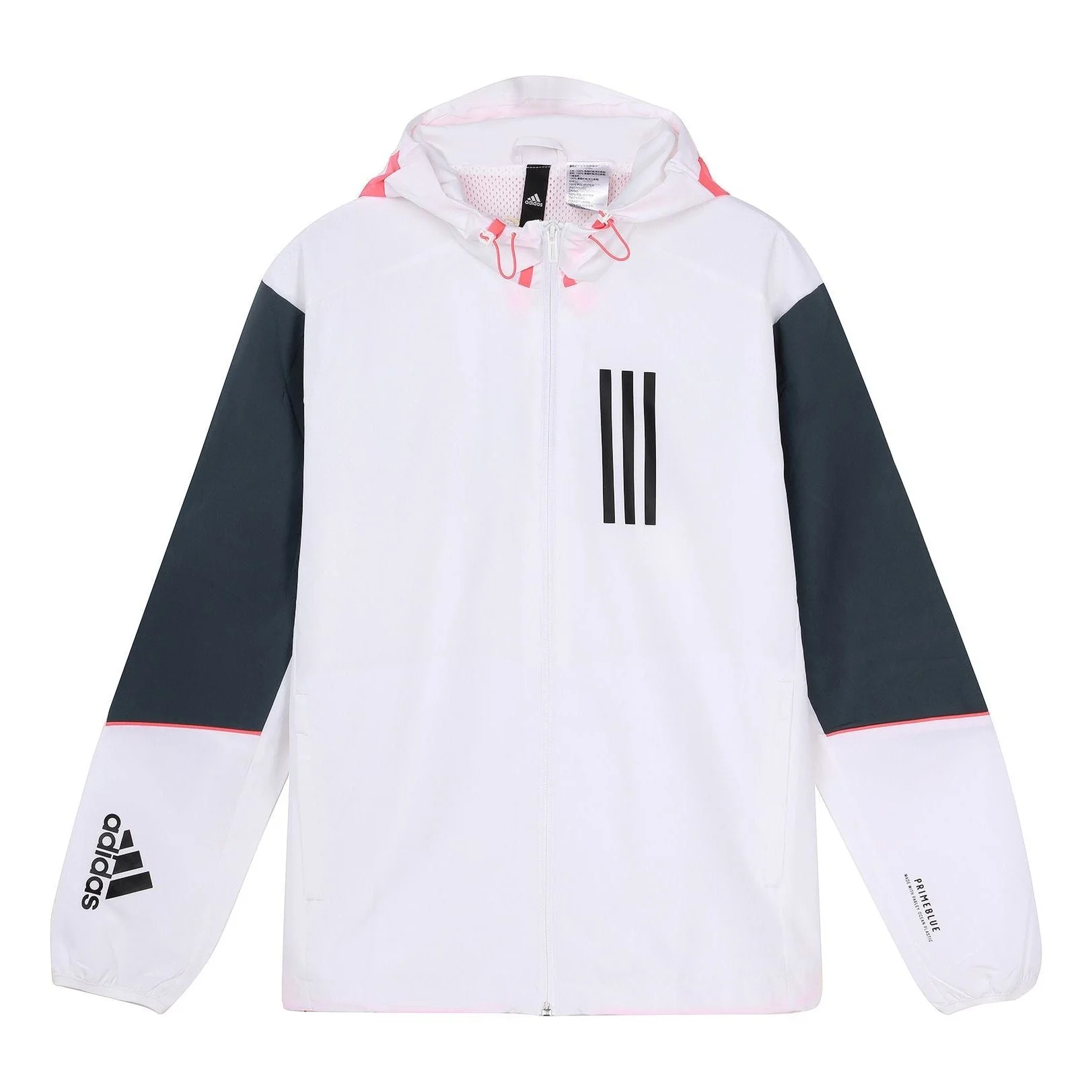 adidas W.N.D. Sports Stylish Hooded Jacket White GF3998 - 1
