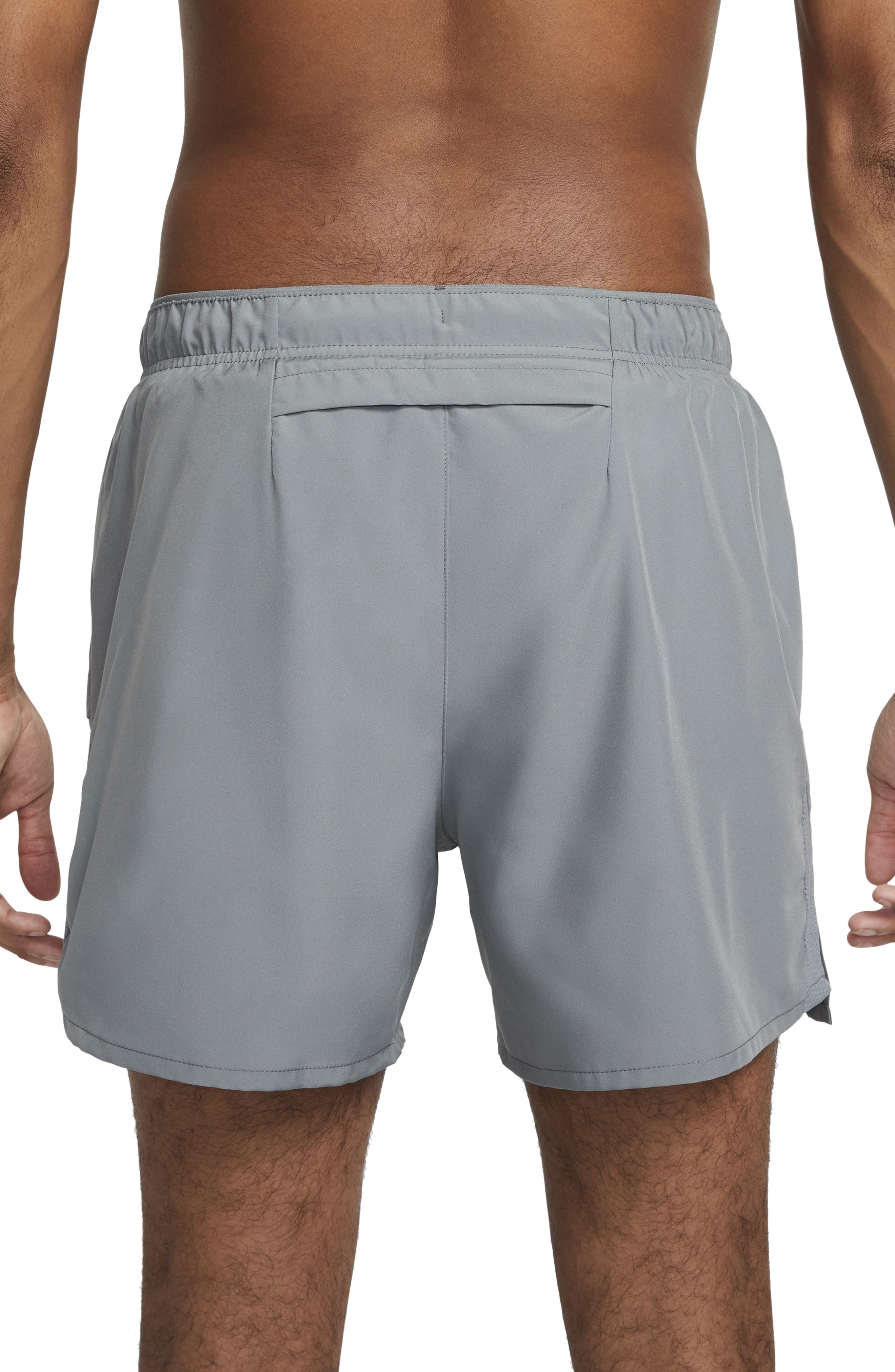 Nike Dri-FIT Challenger 5-Inch Brief Lined Shorts in Smoke Grey/Smoke Grey/Black at Nordstrom - 2