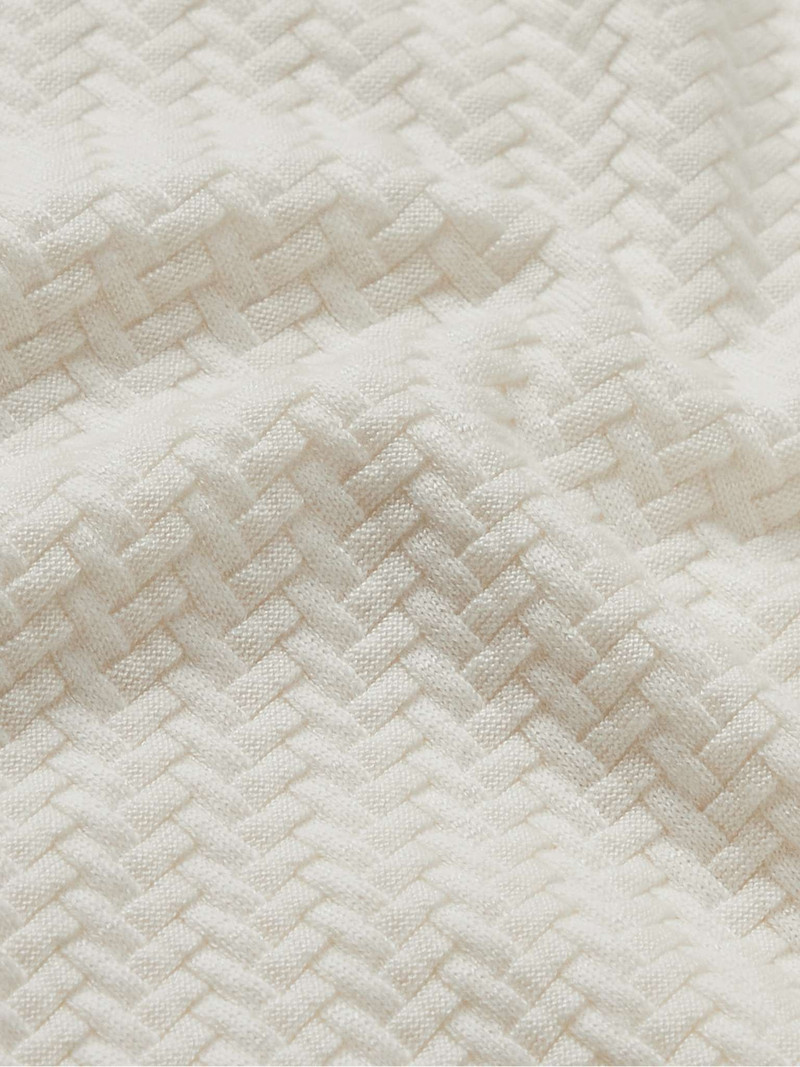 Cotton, Cashmere and Silk-Blend Polo Shirt 3