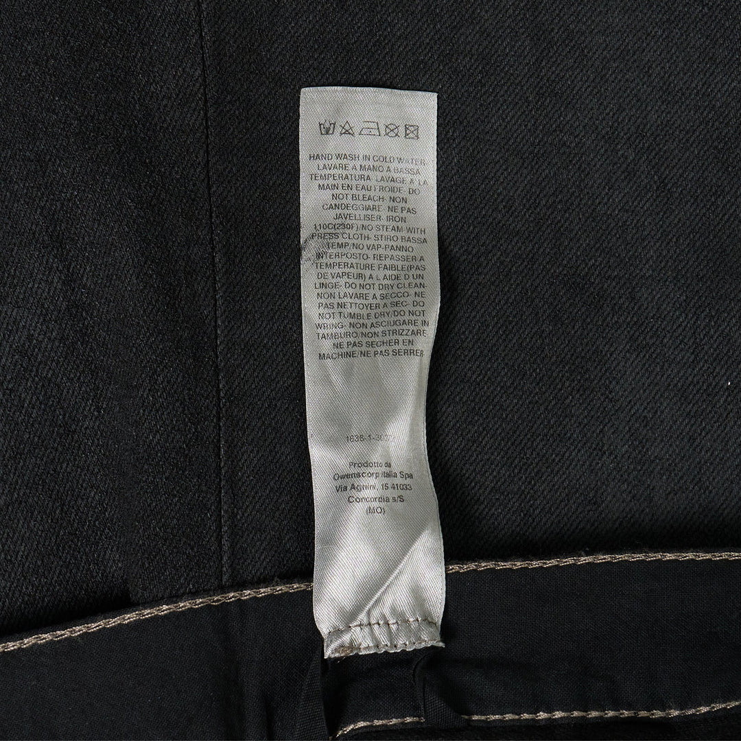 Joris Trousers 13oz Blackety Black Denim And Cotton Tela - 3