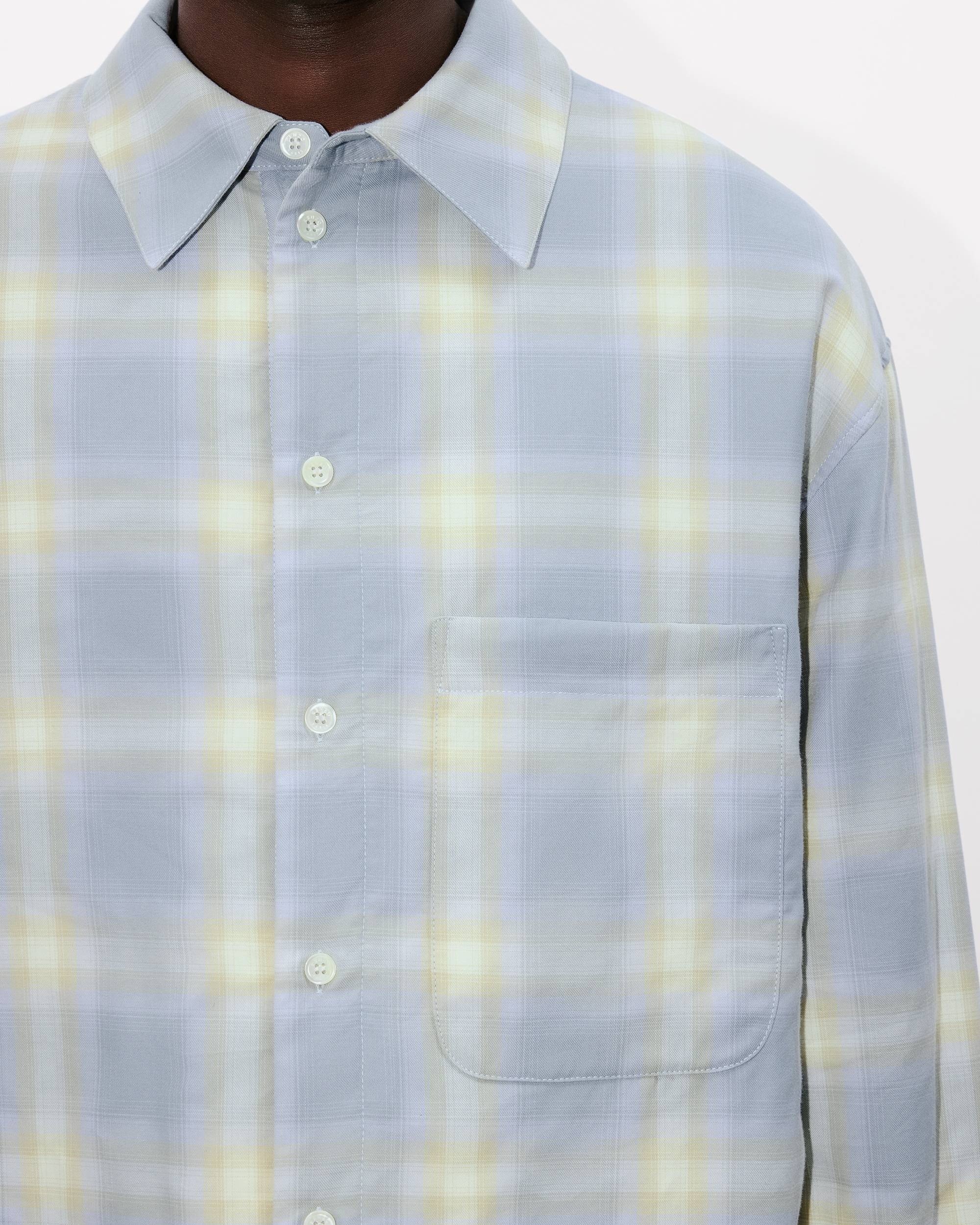 Genderless padded overshirt in cotton - 13