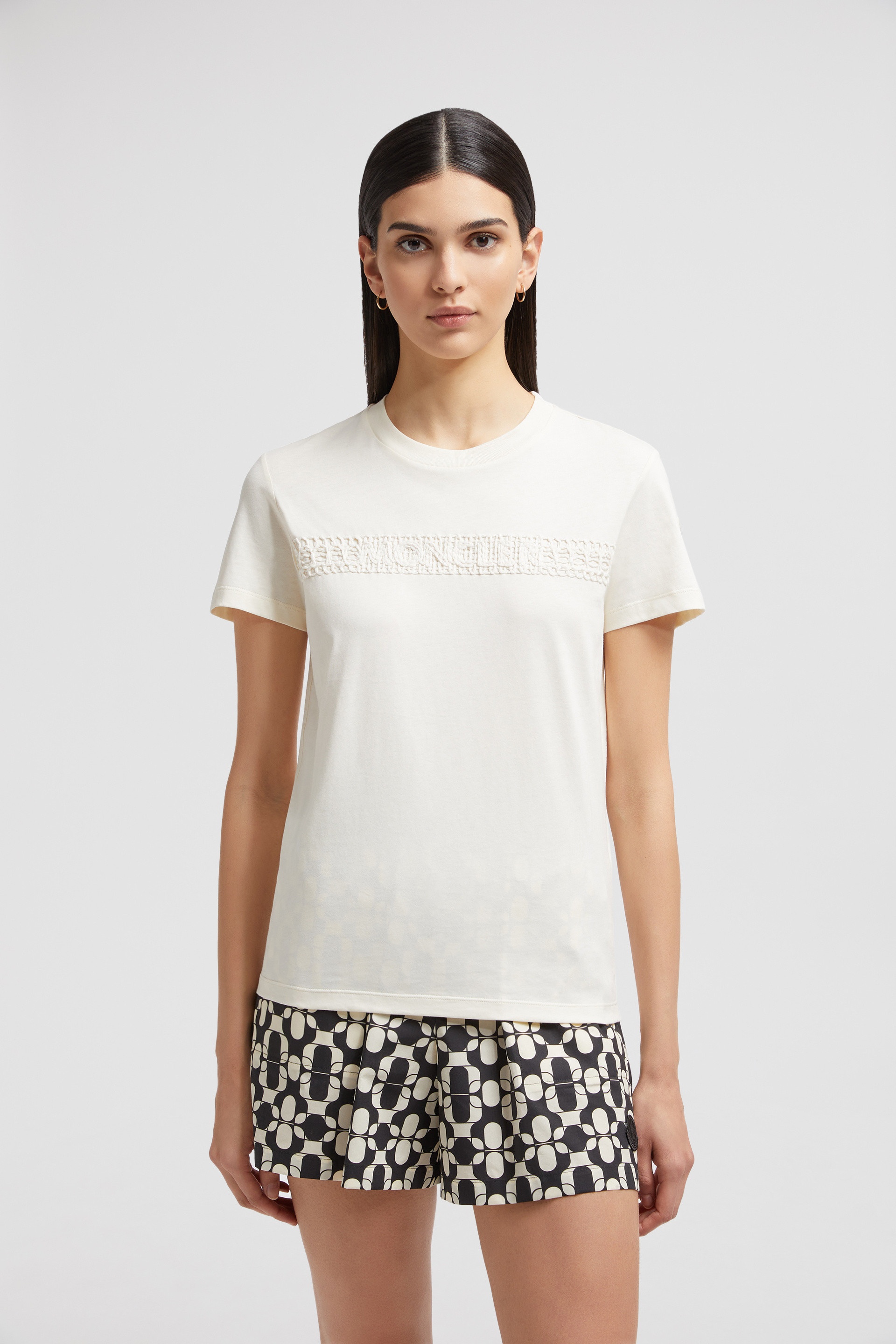 Embroidered Logo Cotton T-Shirt - 3