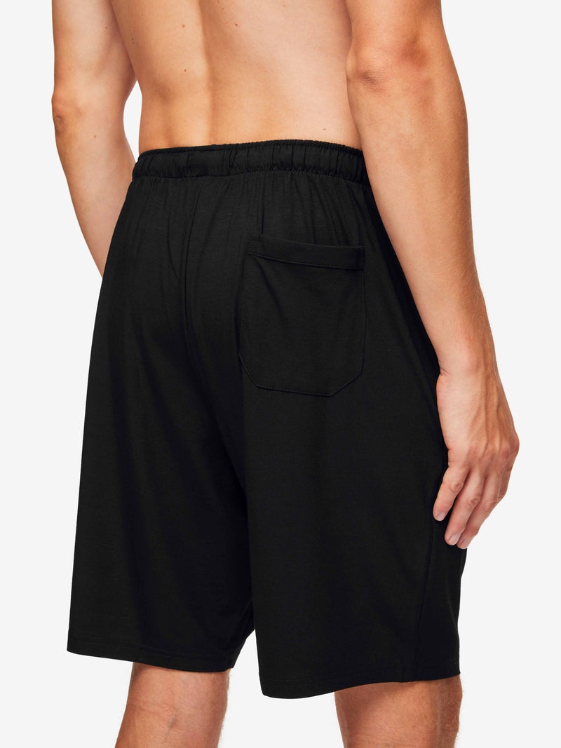 Men's Lounge Shorts Basel Micro Modal Stretch Black - 8