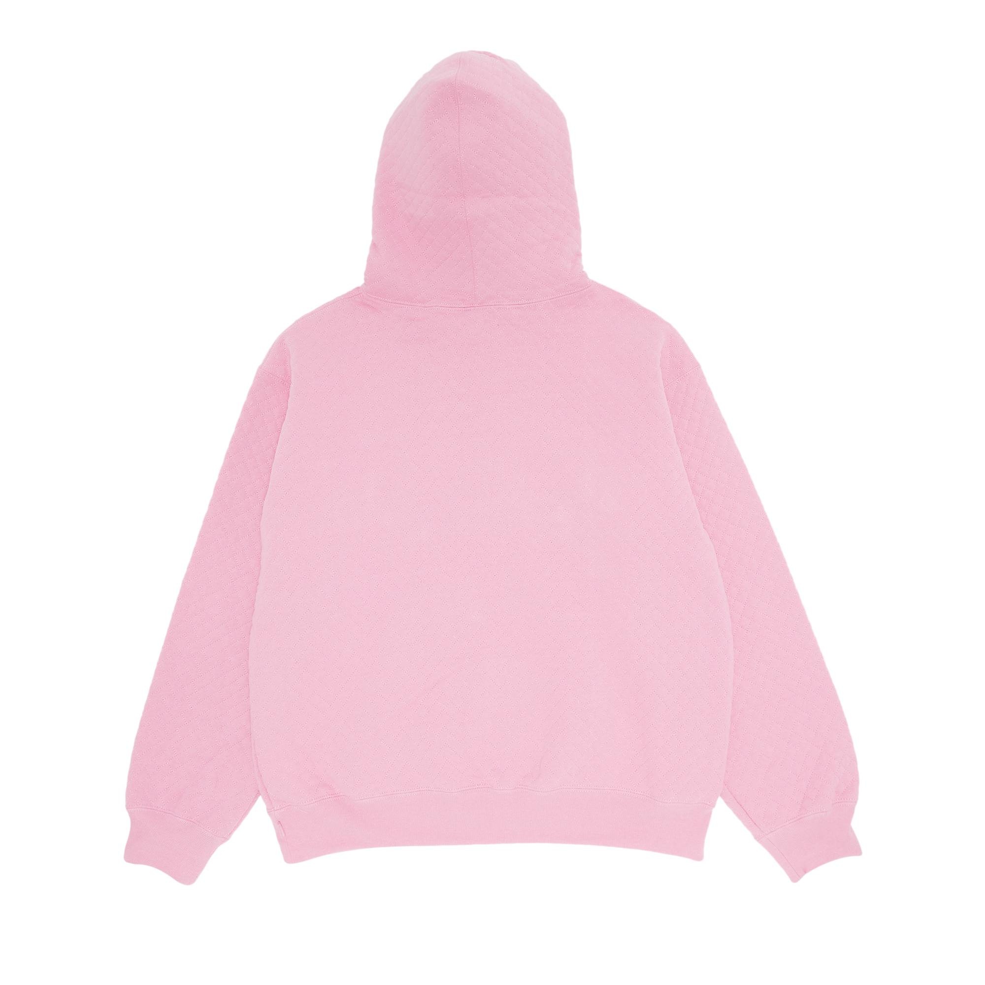 Supreme Micro Quilted Hooded Sweatshirt 'Dusty Pink' - 2