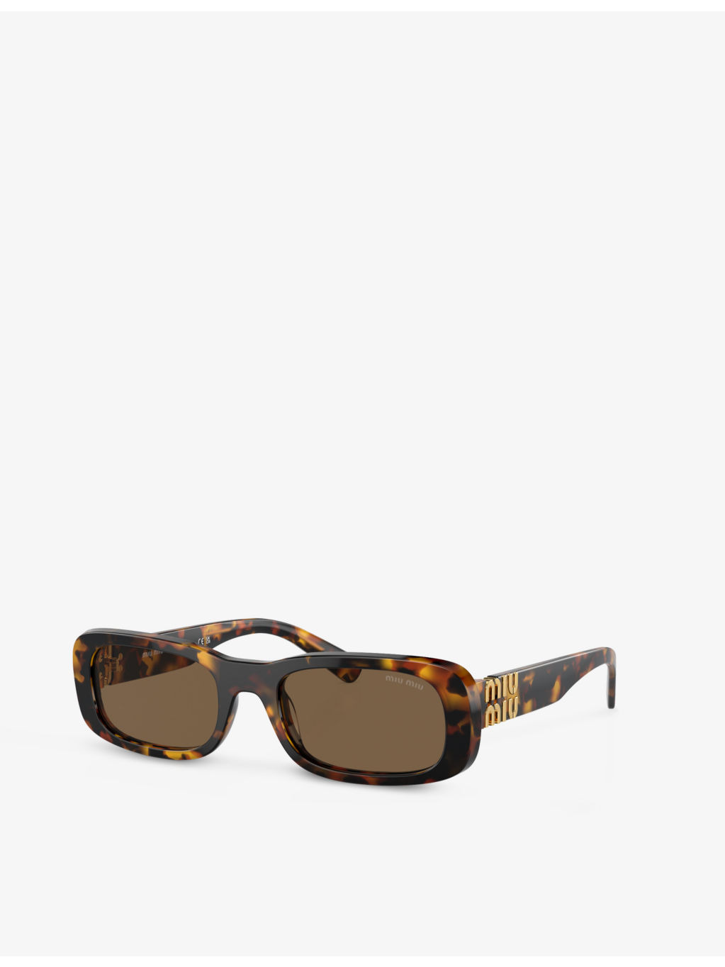 MU 08ZS rectangle-frame acetate sunglasses - 2
