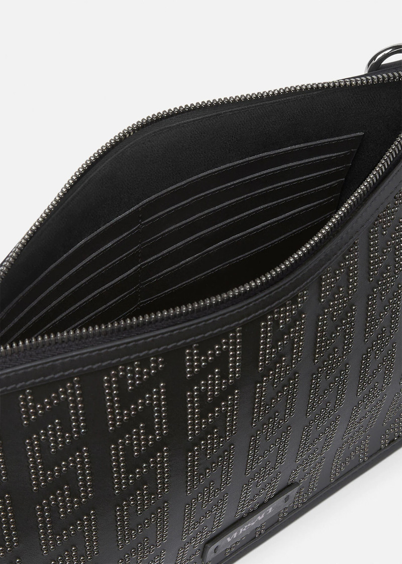 Studded Greca Crossbody Bag 4