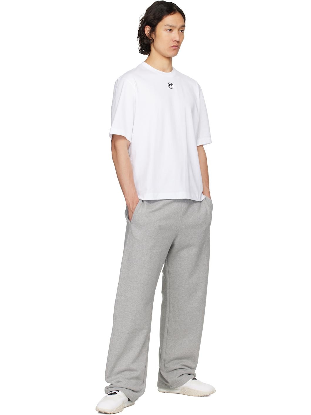 White Organic Cotton Plain T-shirt - 4