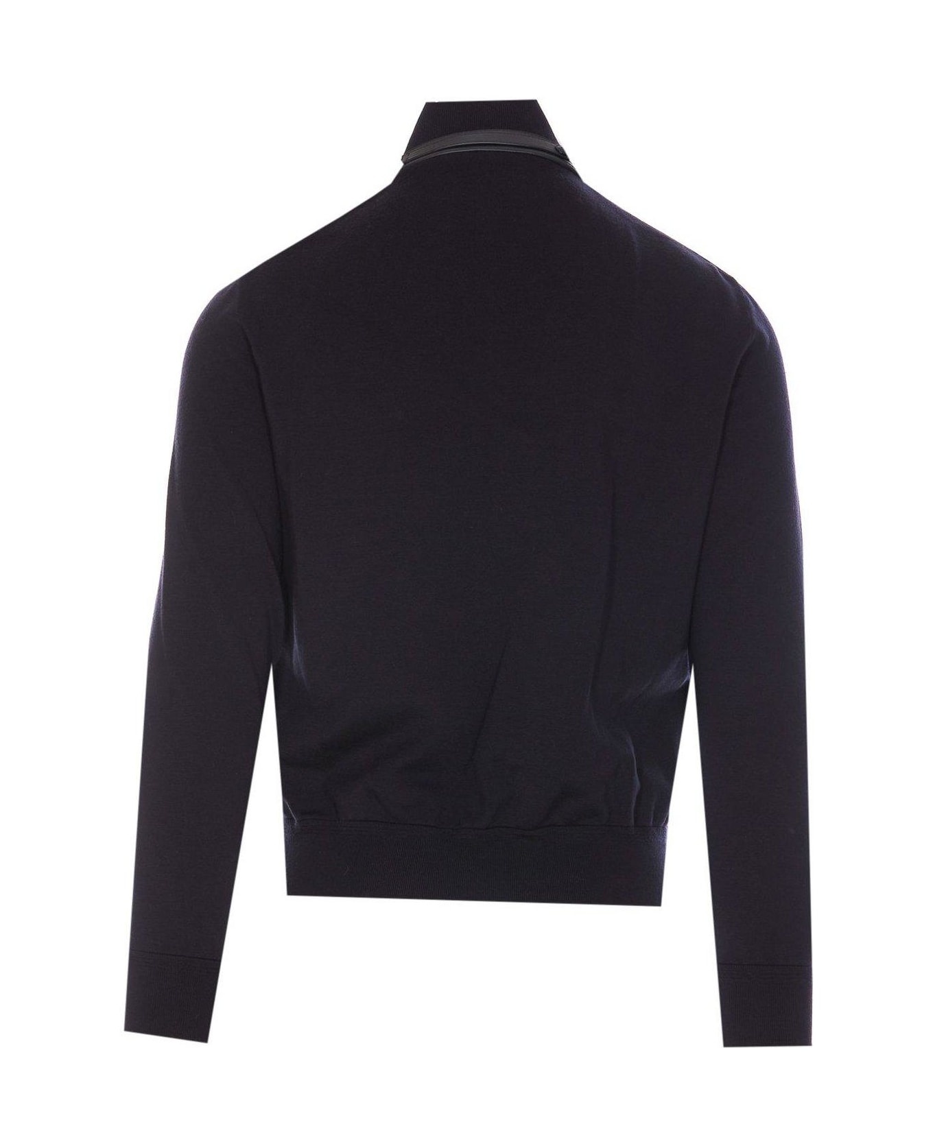 High-neck Zipped Jacket - 2