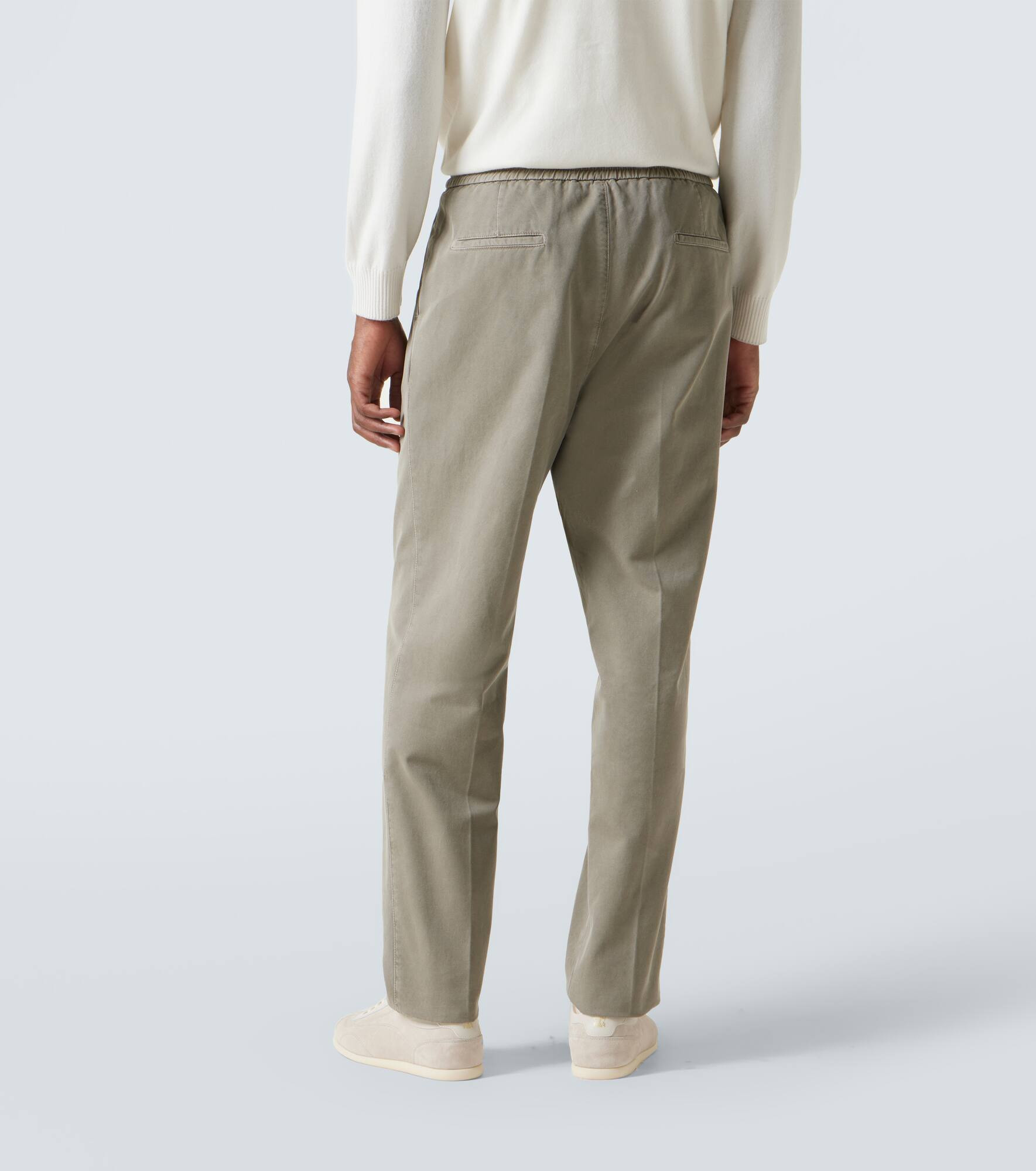 Cotton straight pants - 4