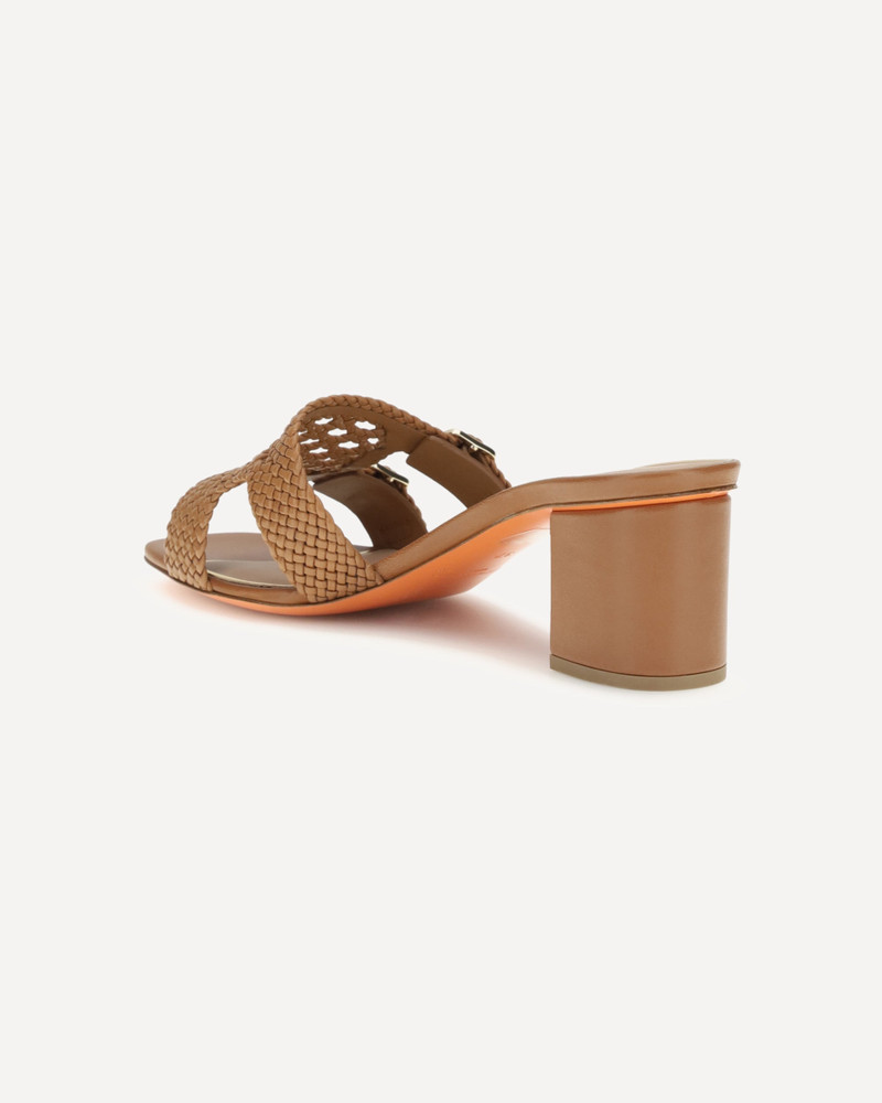 Santoni Woven leather Sandals outlook