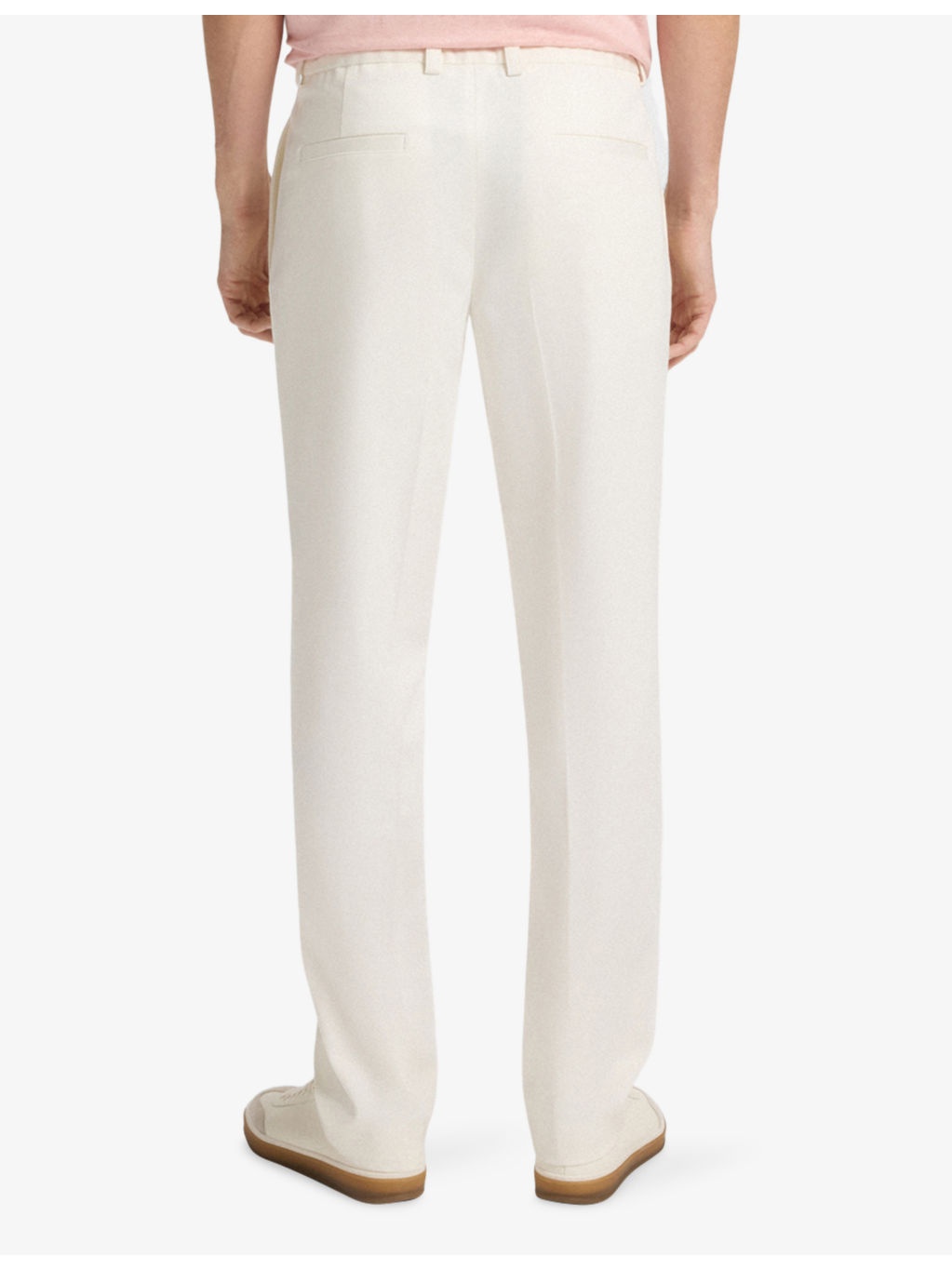 Beckham X BOSS Tailored Straight-Leg Stretch-Cotton Trousers - 4