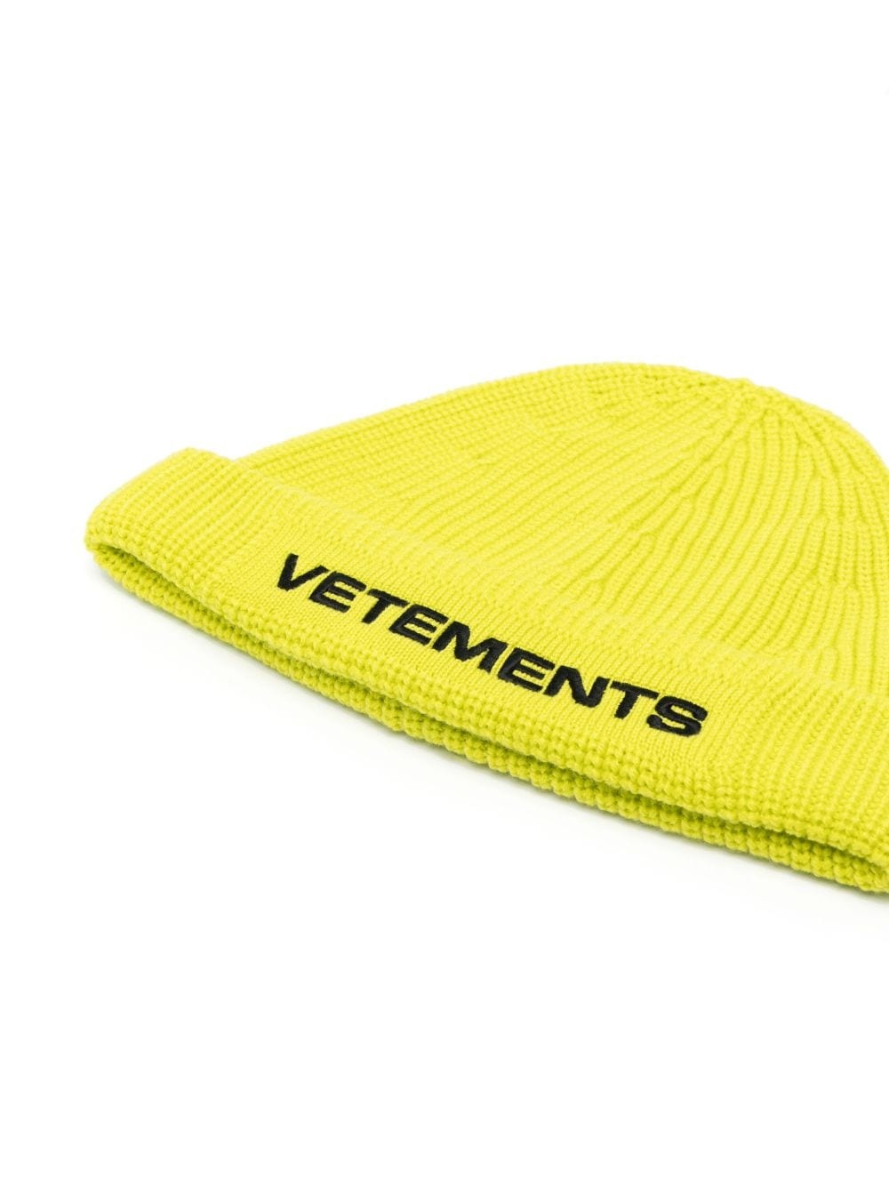 logo-embroidered merino beanie - 2