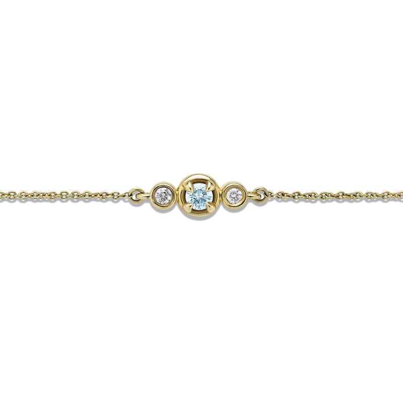 Birthstone Diamond Bonbon Bracelet 16