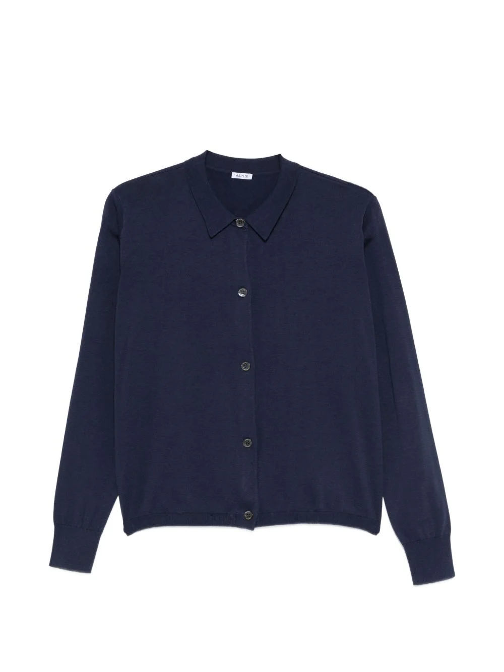 collar buttoned cardigan - 1
