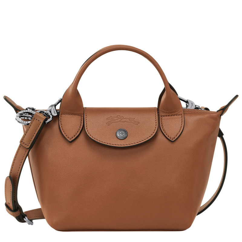 Le Pliage Xtra XS Handbag Cognac - Leather - 1