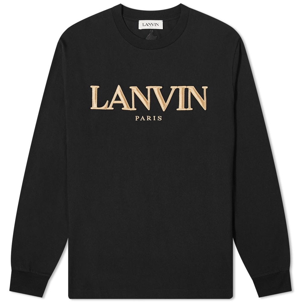 Lanvin Long Sleeve Logo Tee - 1