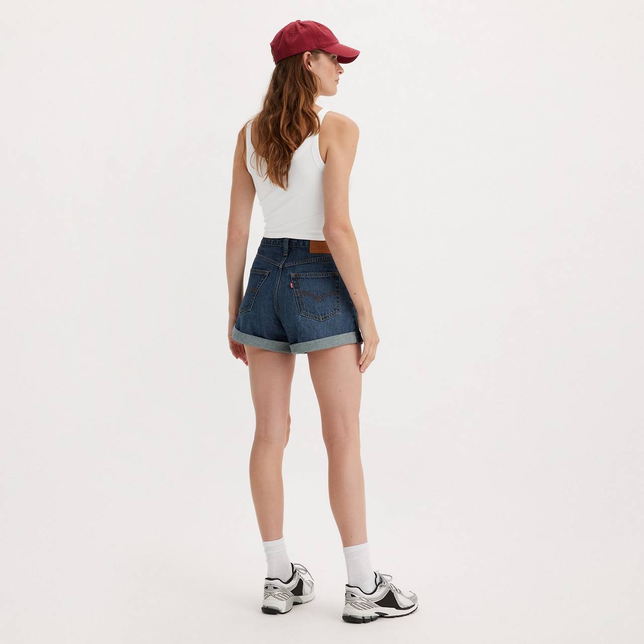 ROLLED 80S MOM WOMEN'S SHORTS - 5