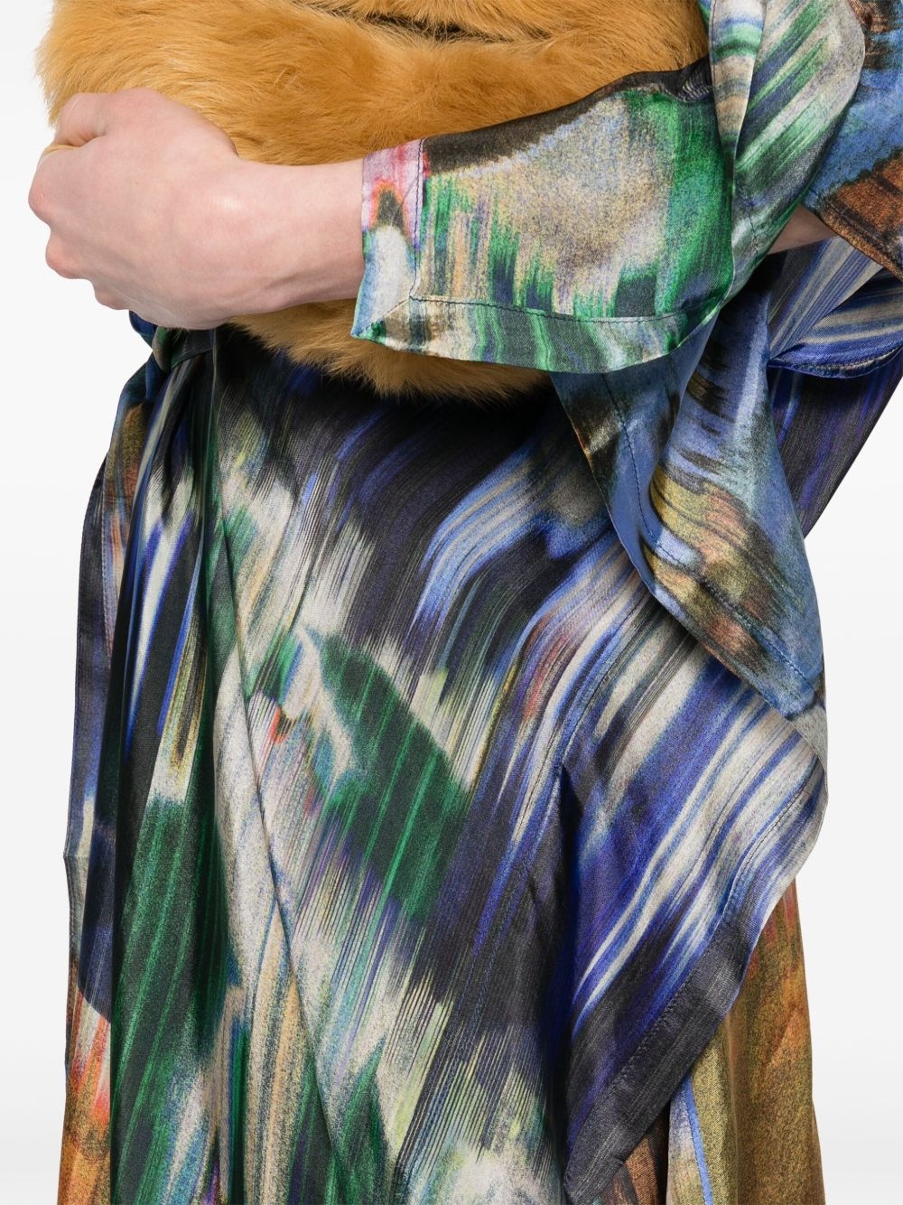 belted midi dress - 5