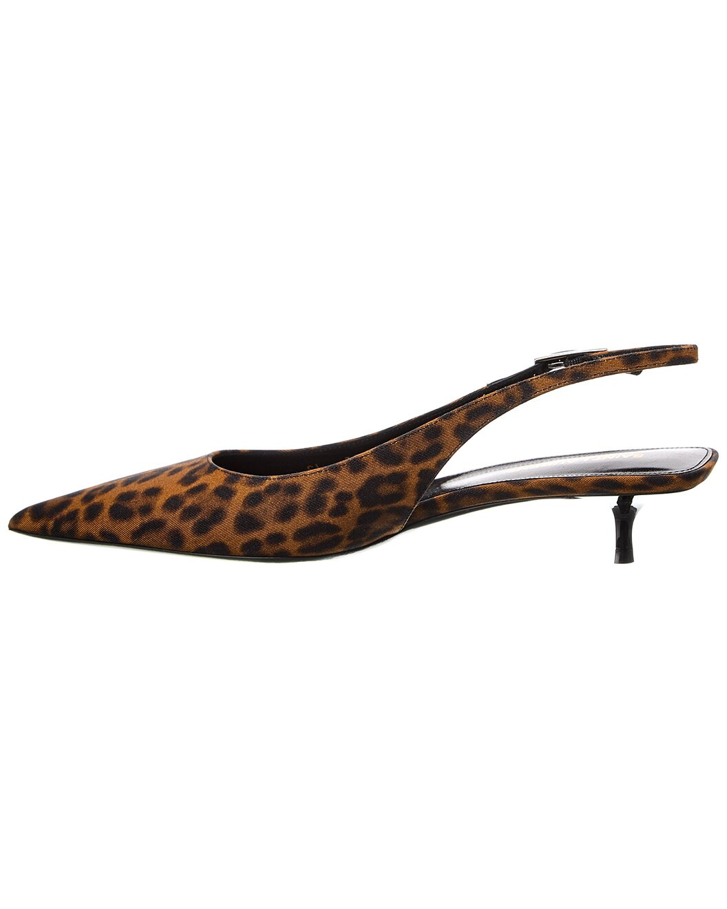 Saint Laurent Quarida 30 Grosgrain Slingback Pump - 2