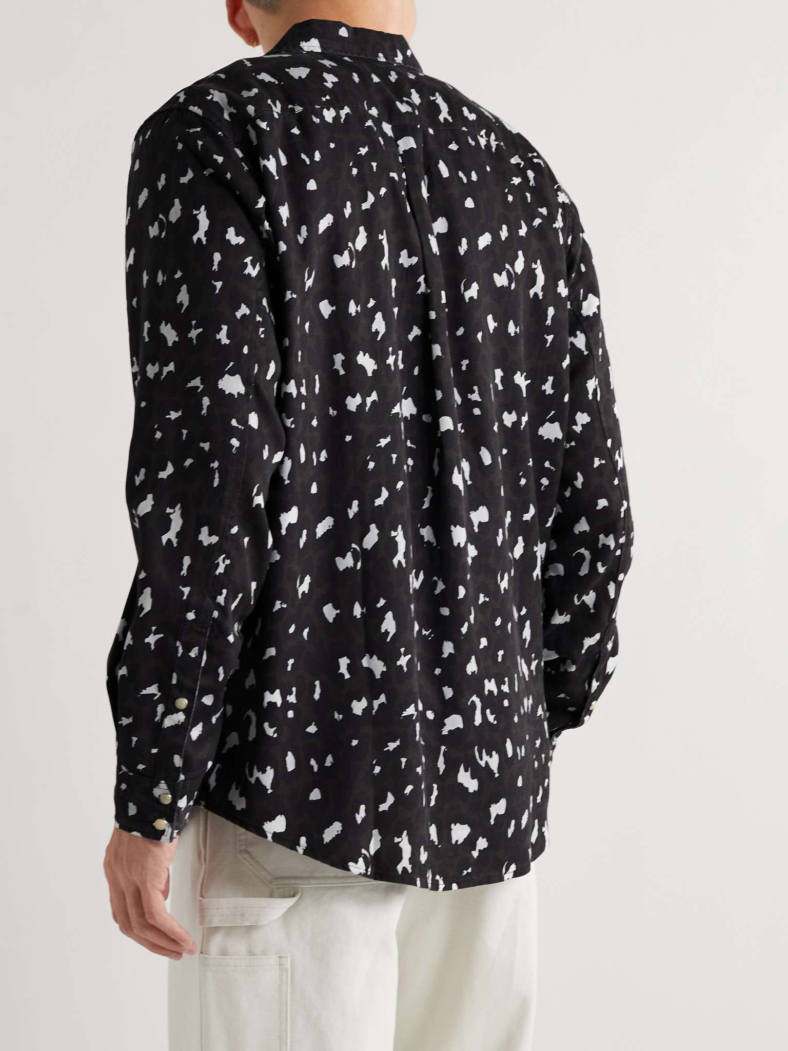 Chuck Leopard-Print TENCEL Lyocell  Shirt - 4