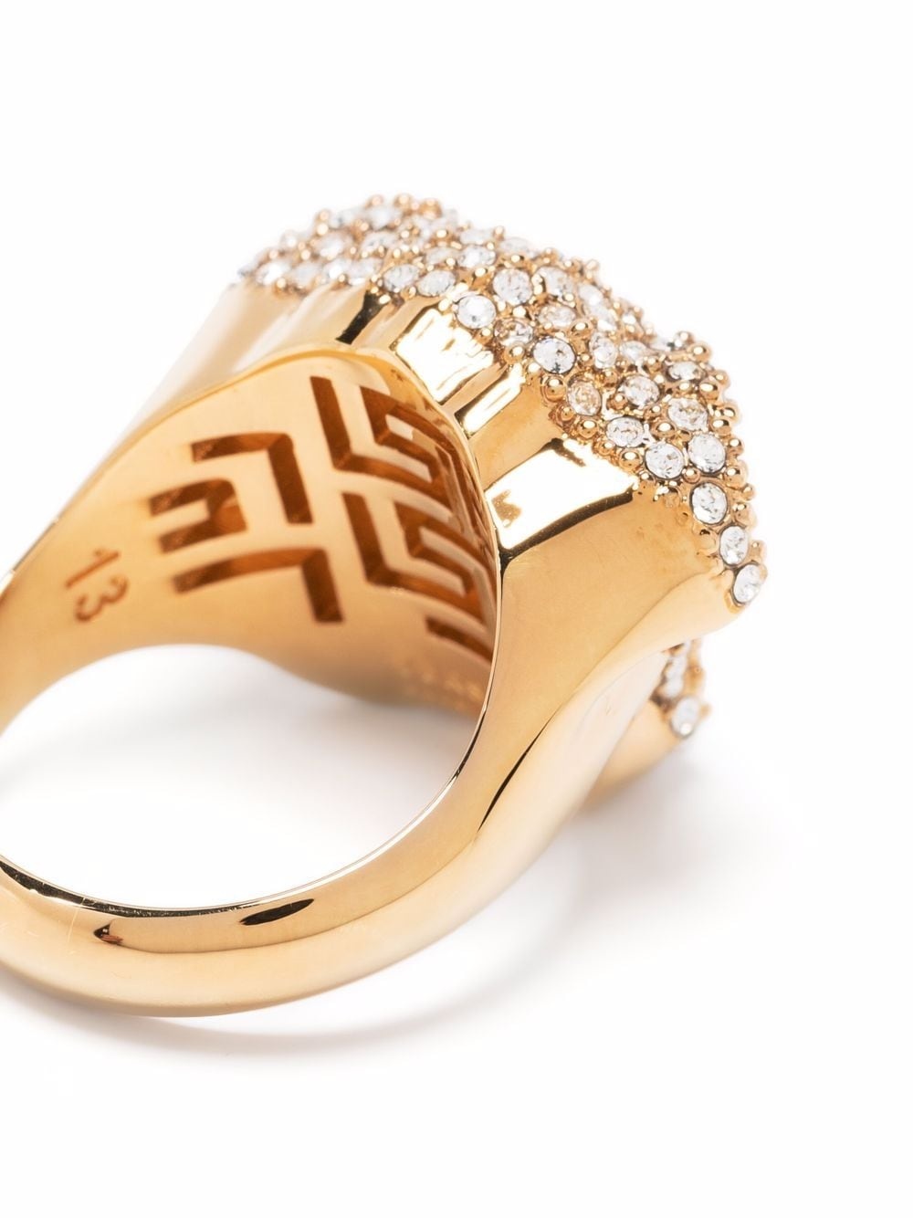 La Medusa crystal-embellished ring - 3