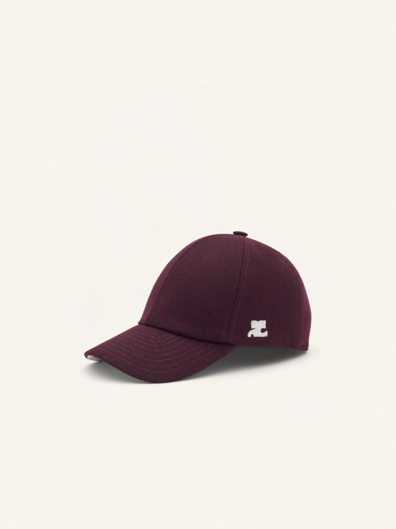 courrèges WOOL SIGNATURE CAP outlook