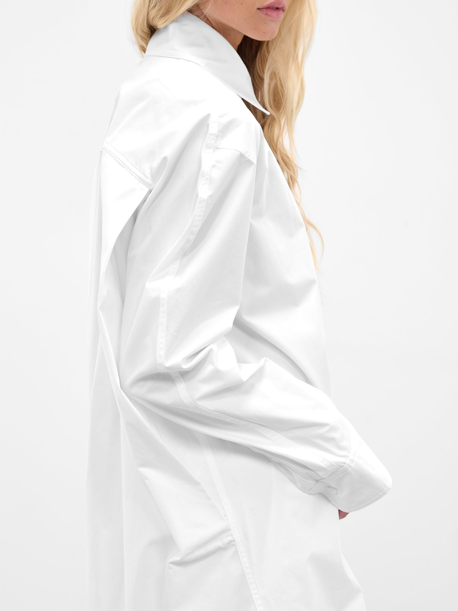 The White Ovalo Shirt Dress - 5