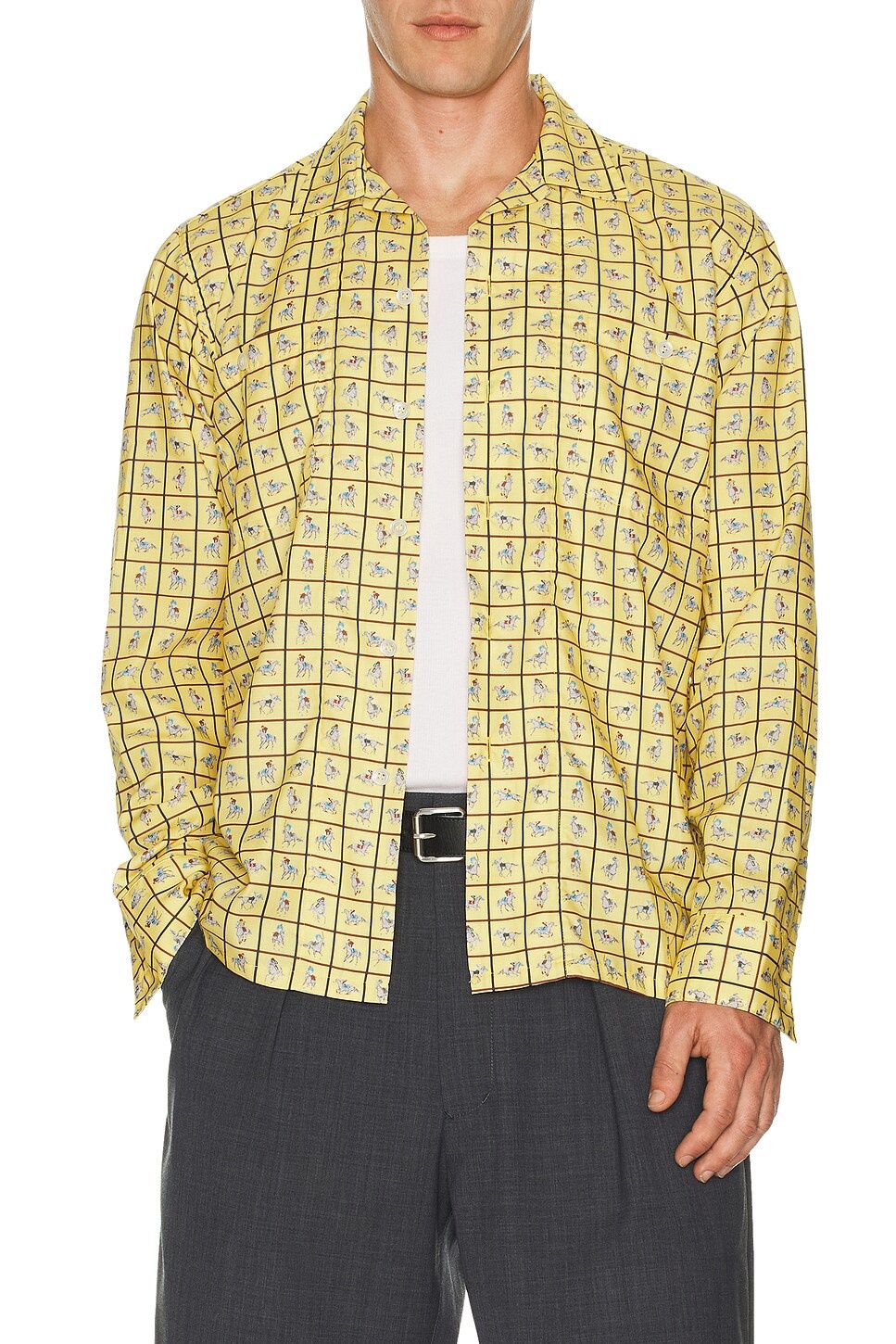 Mil Open Collar Derby Tattersall - 3