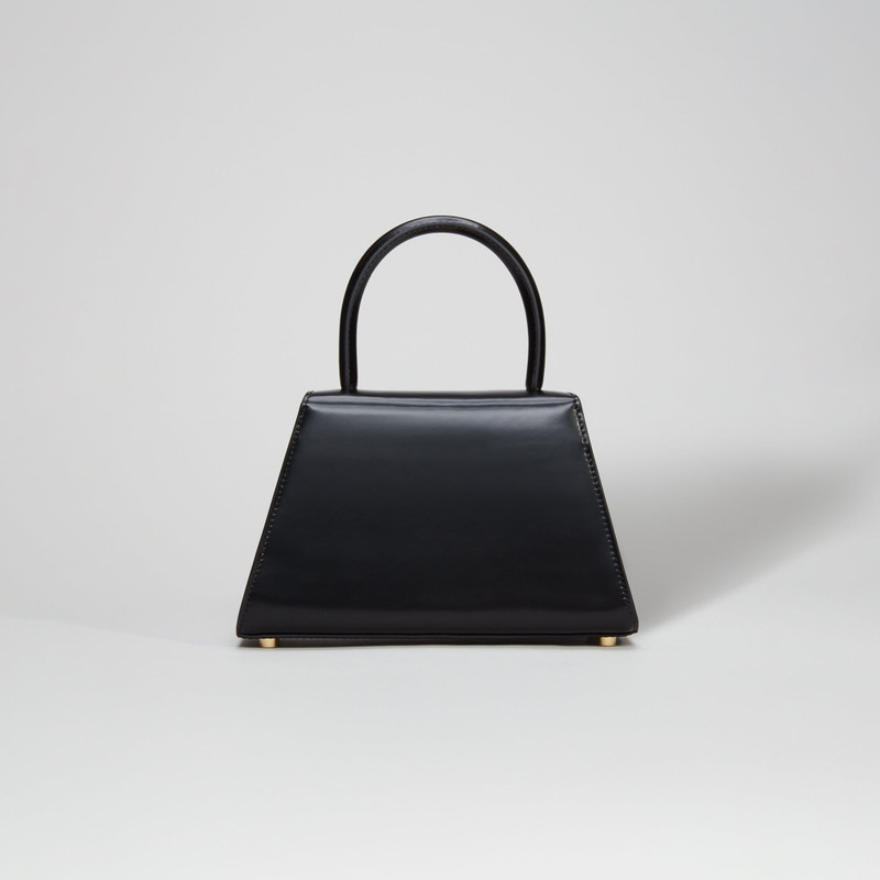 The Bow Mini in Black with Gold Hardware 3