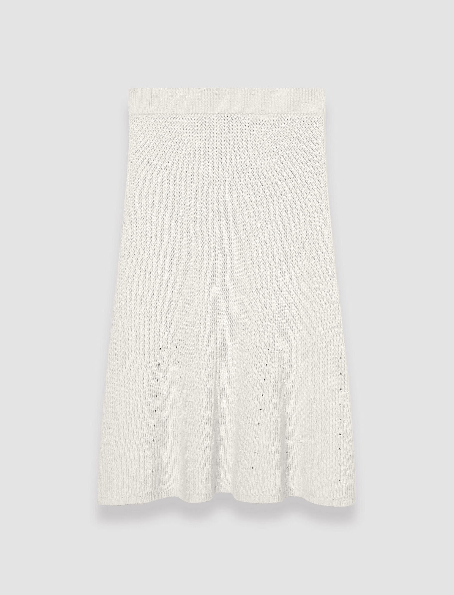 Linen Cotton Knitted Skirt - 1