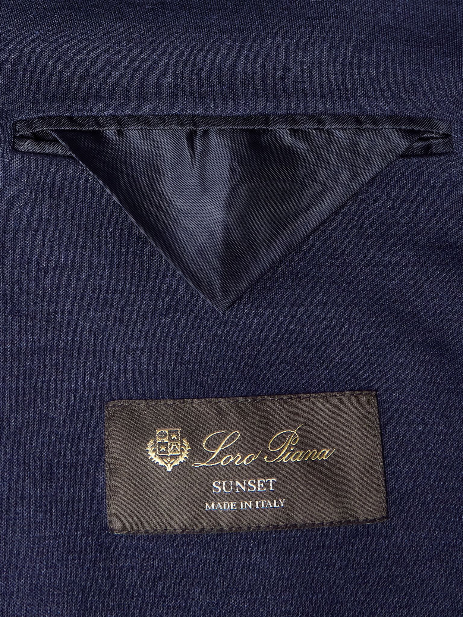 Cashmere and Silk-Blend Blazer Blue - 5