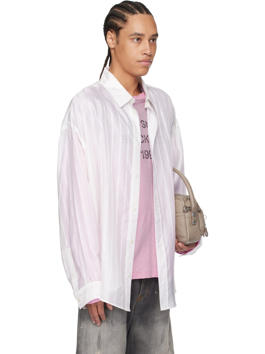 White Button-Up Shirt - 2