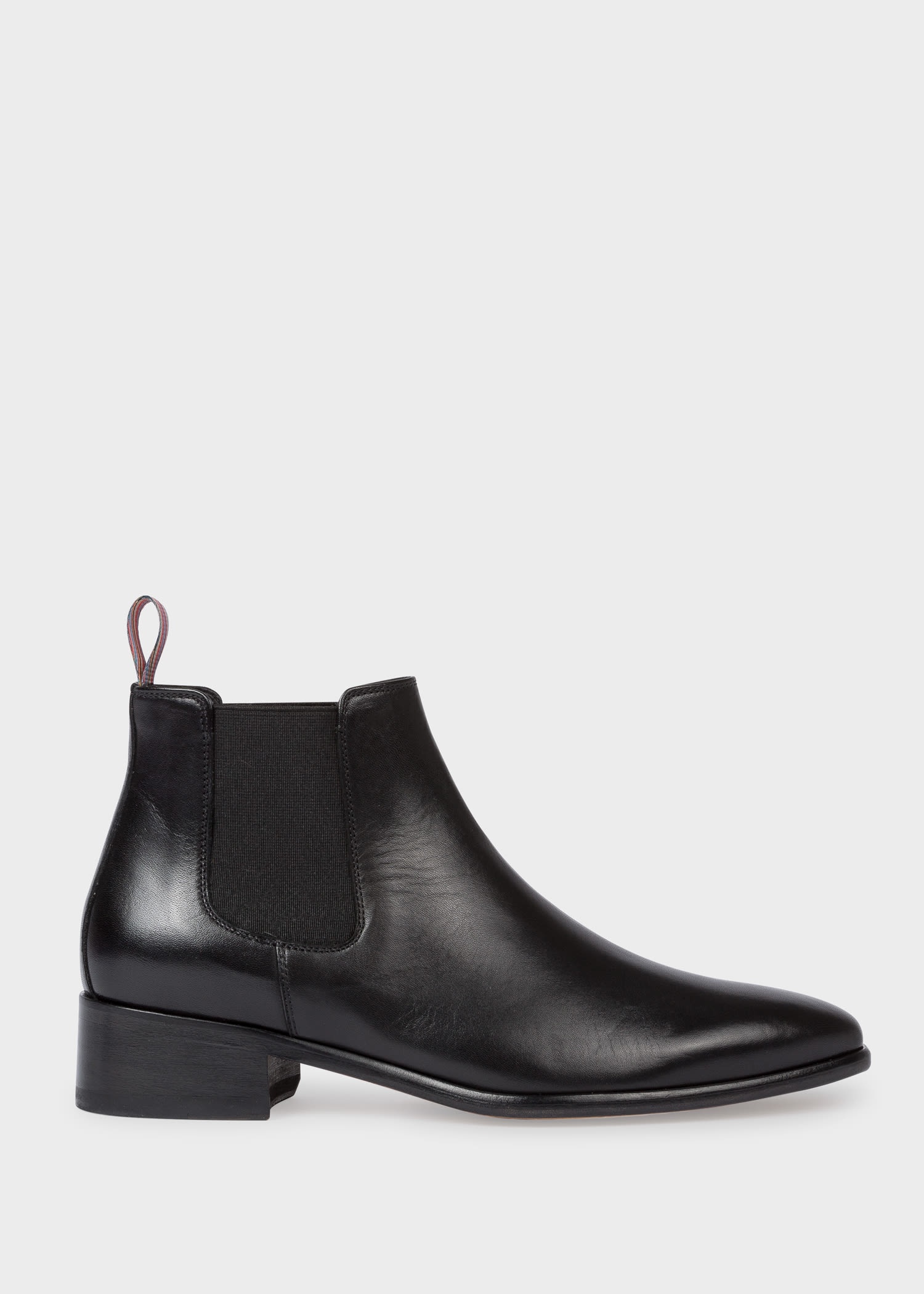 Black Leather 'Jackson' Chelsea Boots - 6