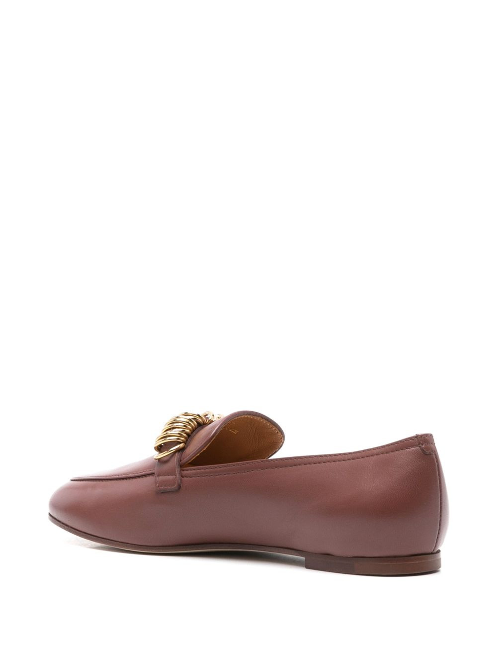 ring-embellished loafers - 3
