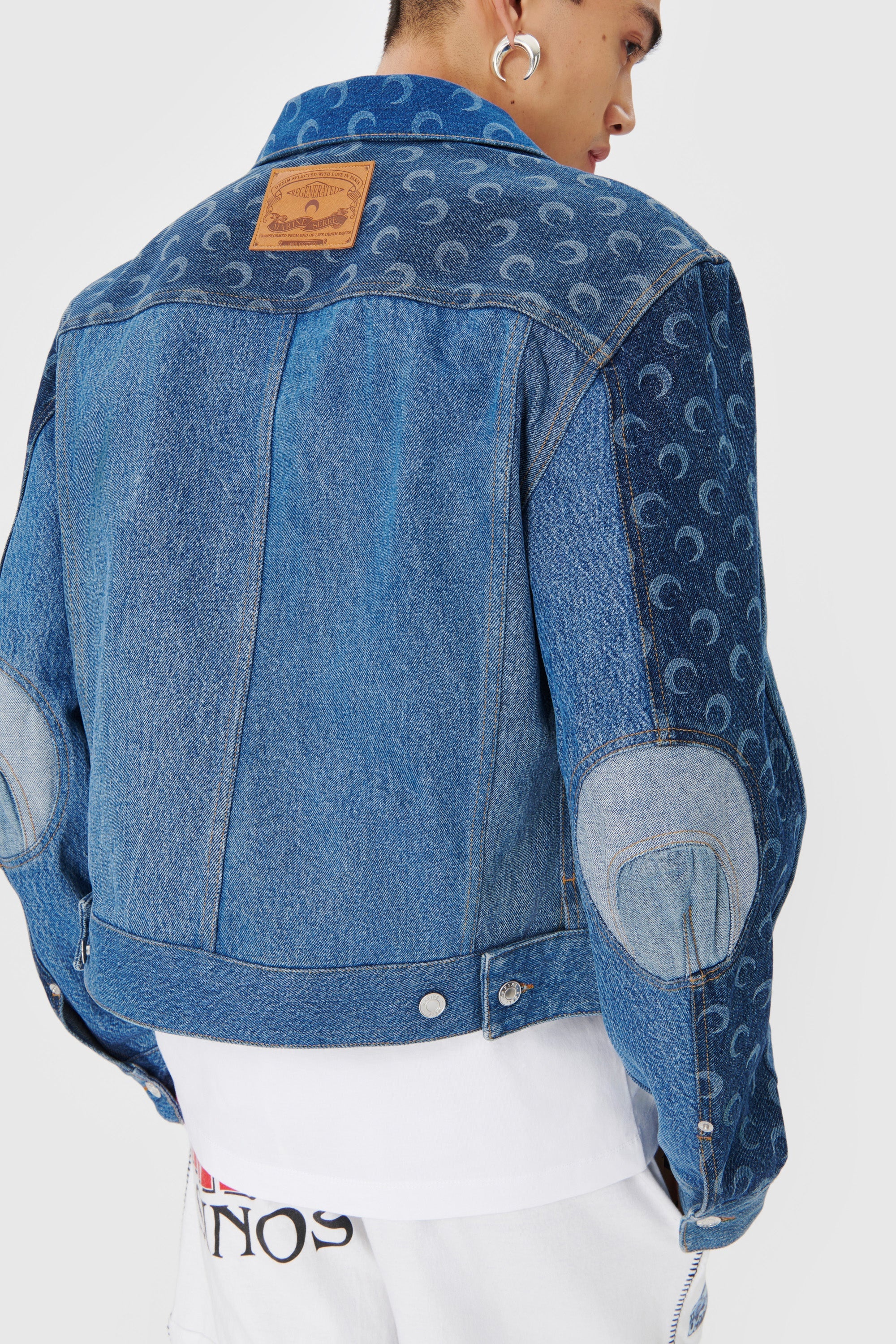 Regenerated Denim Boxy Jacket - 4