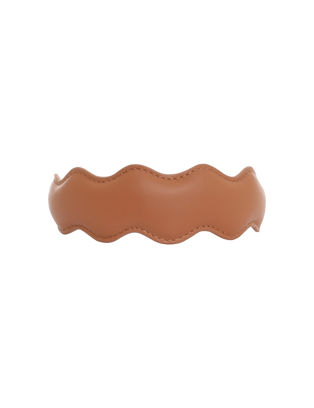 LEATHER WAVE HEADBAND - 4