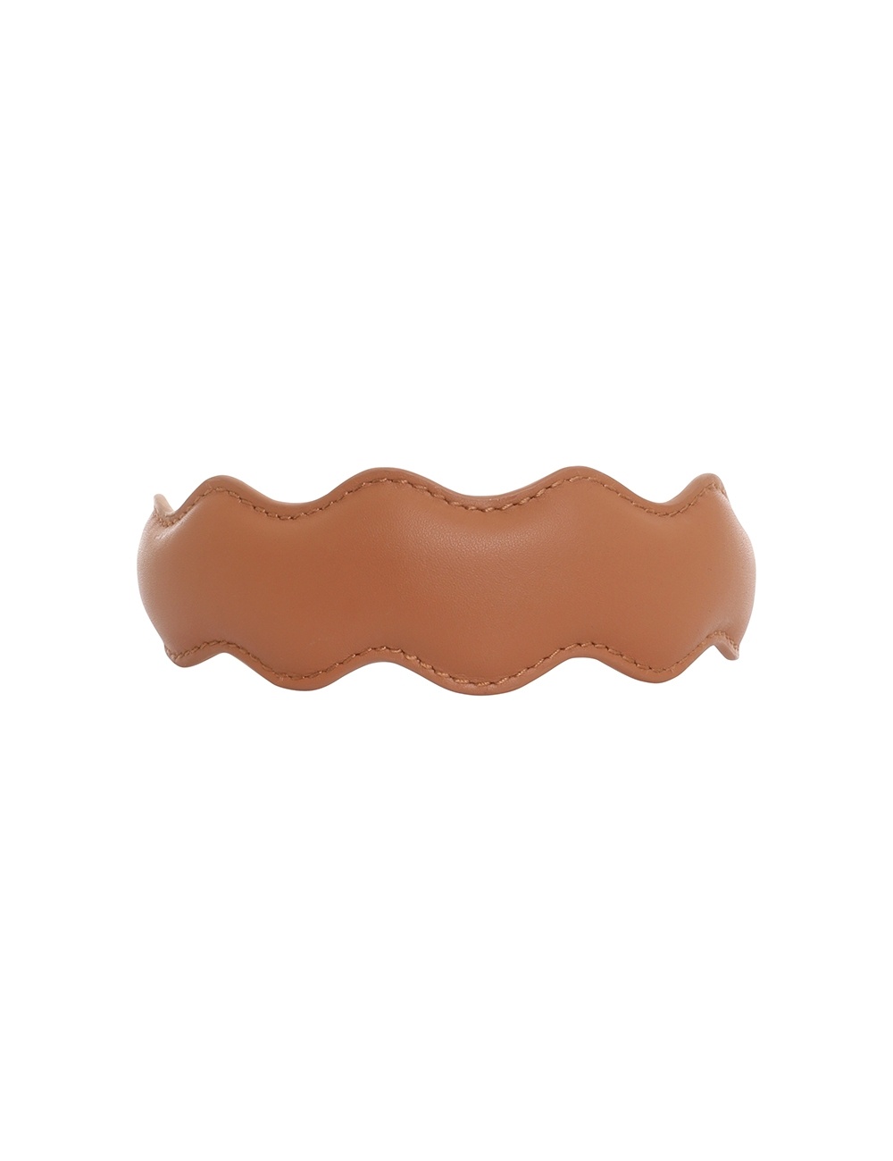 LEATHER WAVE HEADBAND - 4