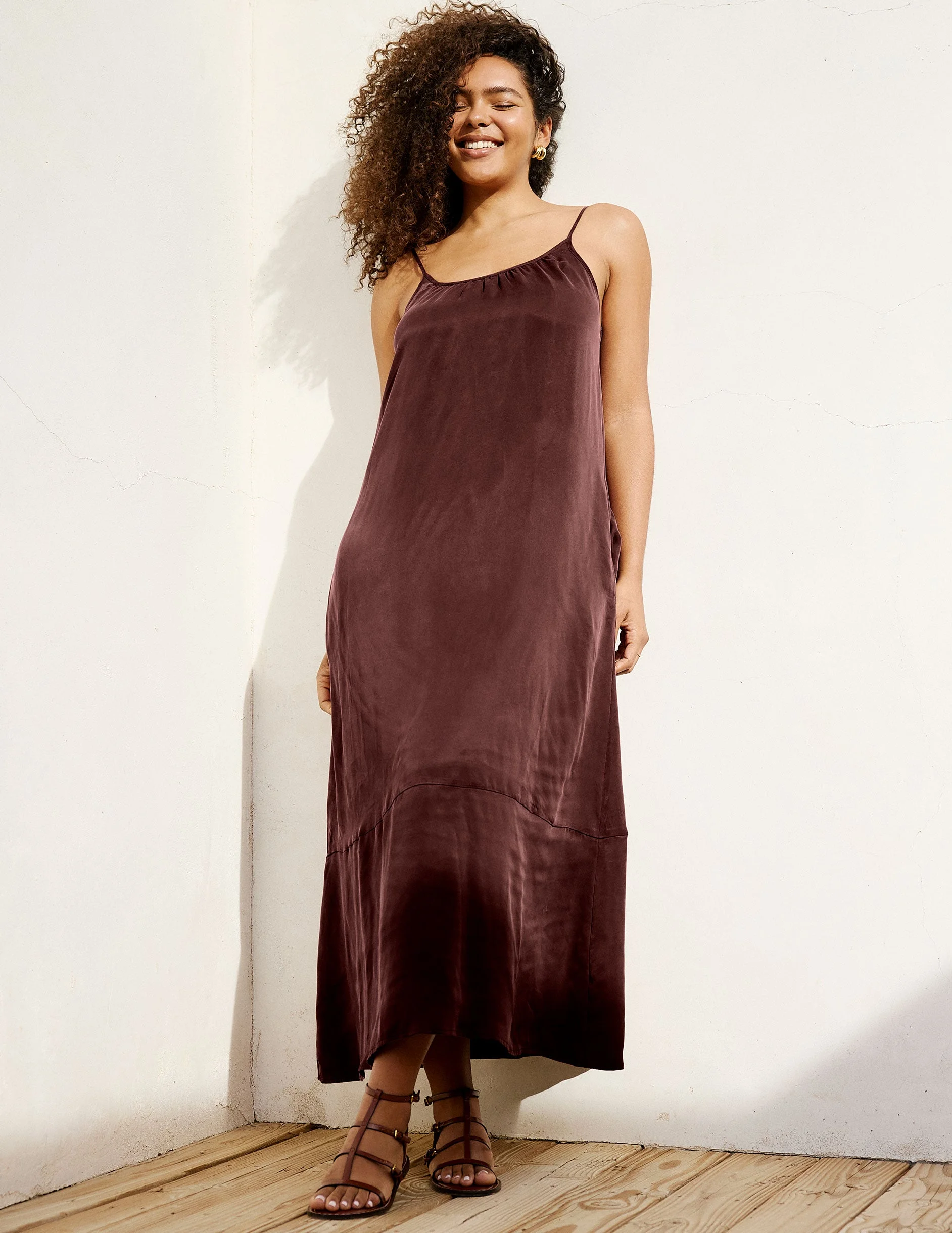 Sunkissed Cupro Maxi Dress - 1