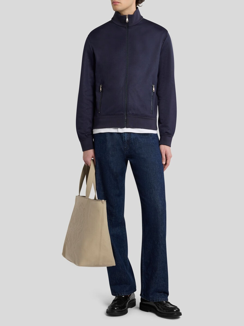 Etro SWEATSHIRT WITH ZIP AND OCTOPUS PRINT outlook