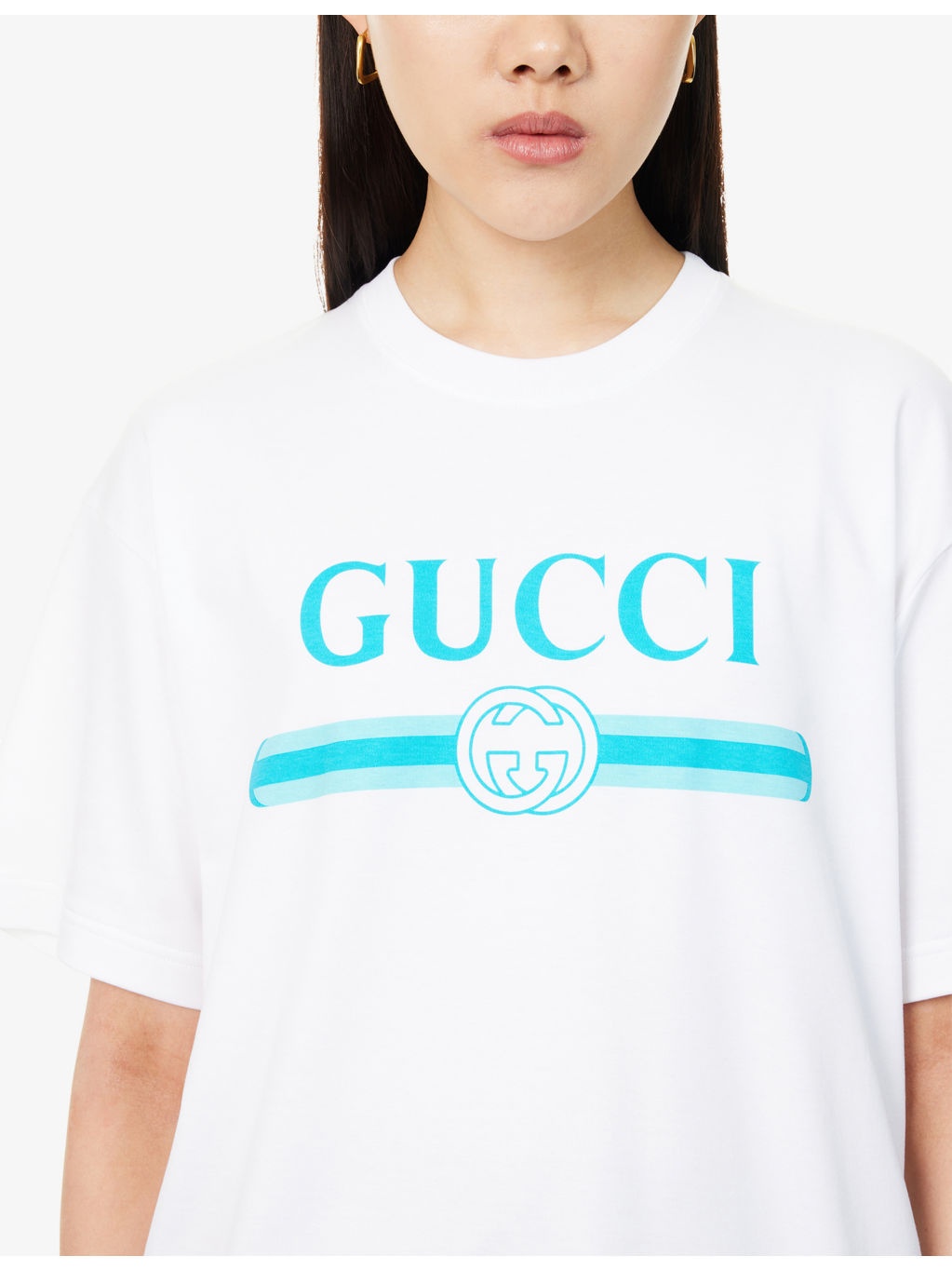Brand-Print Relaxed-Fit Cotton-Jersey T-Shirt - 5