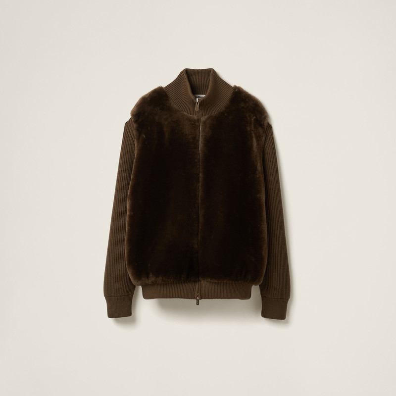 Wool knit cardigan 1