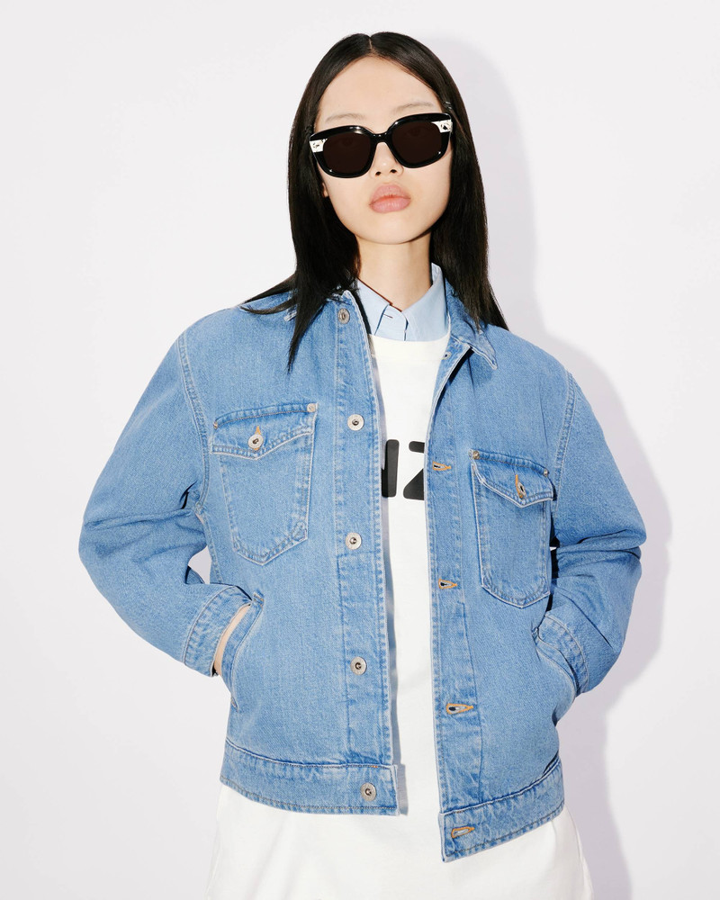 'Year of the Dragon' embroidered trucker jacket 6