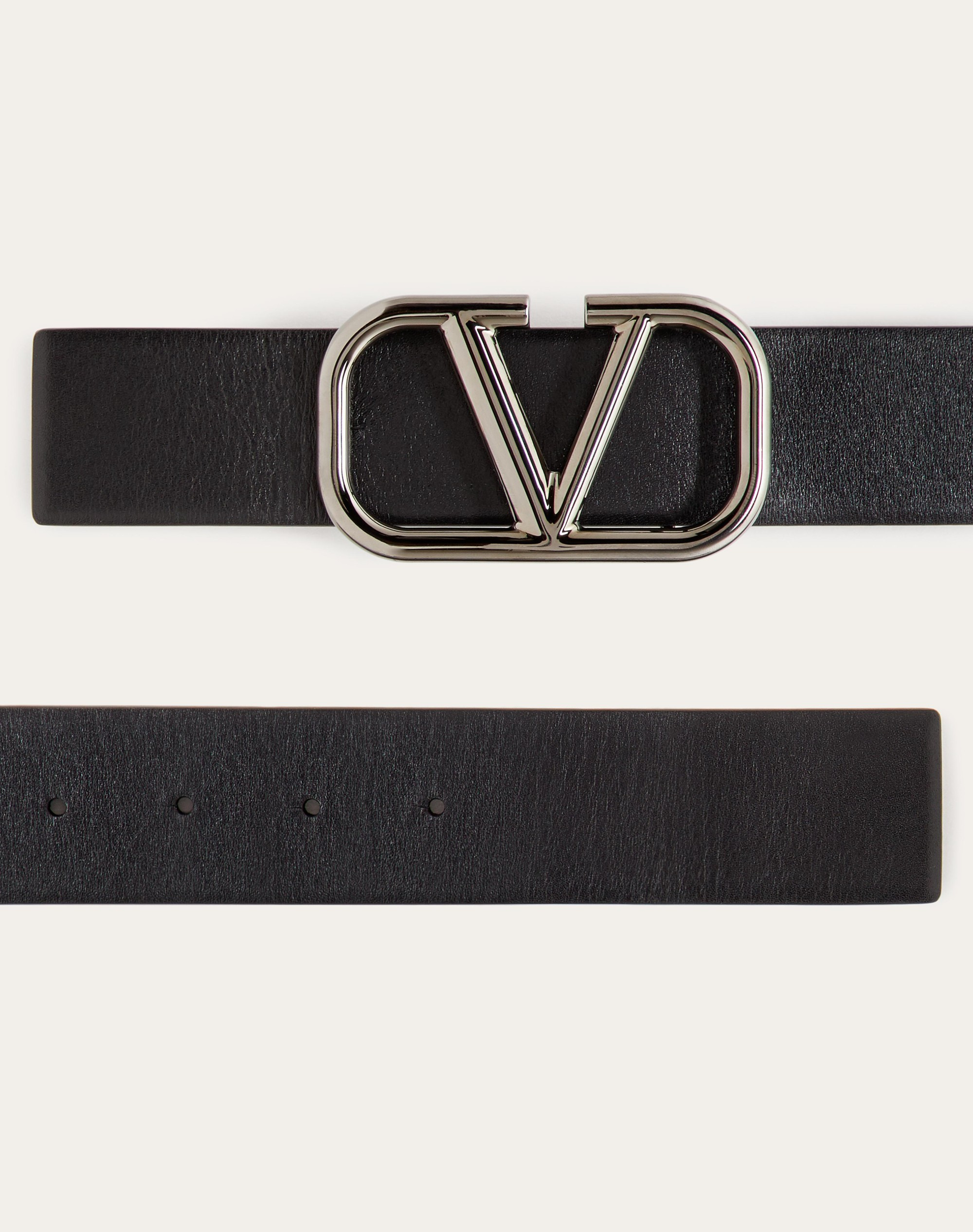 VLOGO SIGNATURE CALFSKIN BELT 40 MM - 3