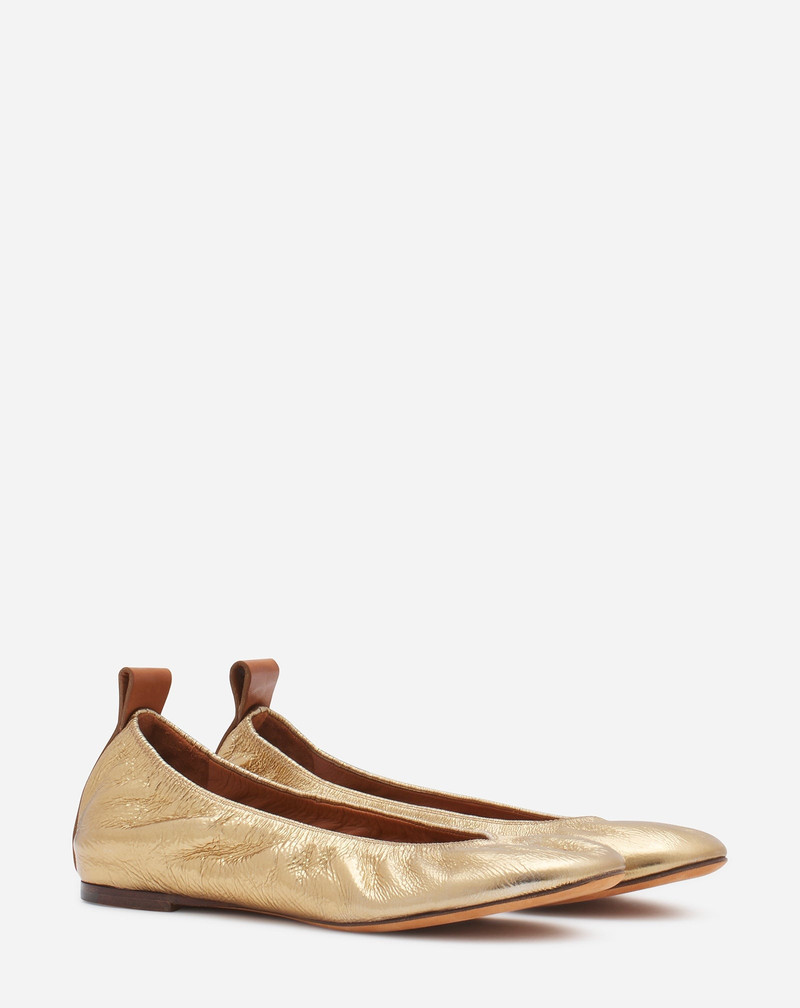 Lanvin THE BALLERINA FLAT IN METALLIC LEATHER outlook