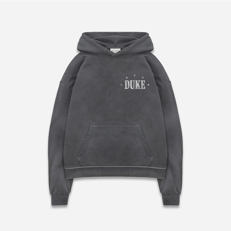 Duke Plus Washed Black Hoodie 3