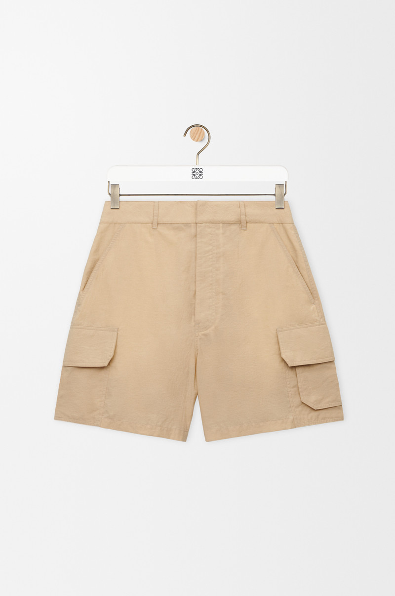 Cargo shorts in cotton blend - 1
